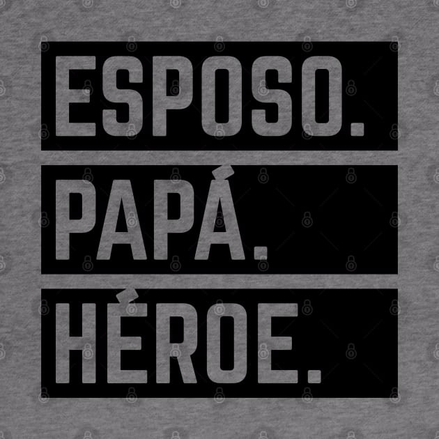 Esposo Papá Héroe (Super Marido / Superhéroe / Black) by MrFaulbaum